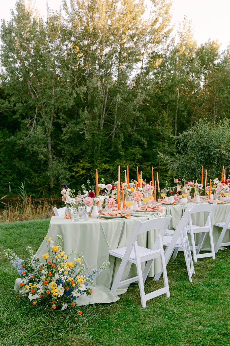 White Resin Folding Chair