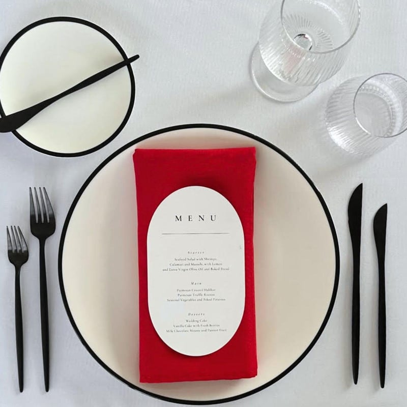 Poly Napkin - Red