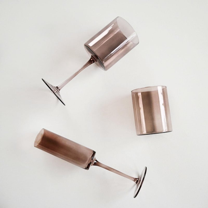 Modern Glassware Set - Ember