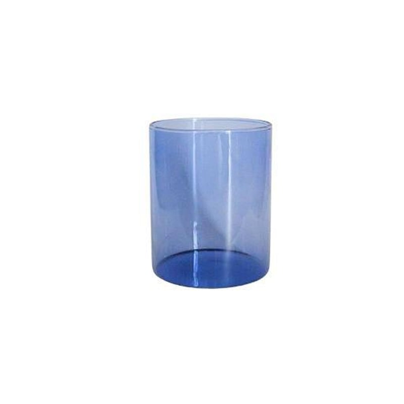 Modern Stemless Glass - Cobalt