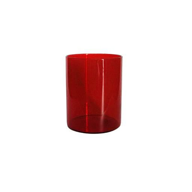 Modern Stemless Glass - Red