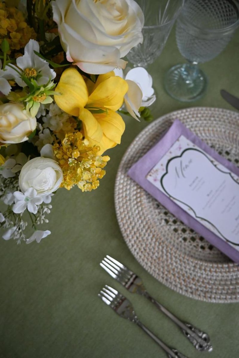 Whitewash Rattan 13" Charger Plate