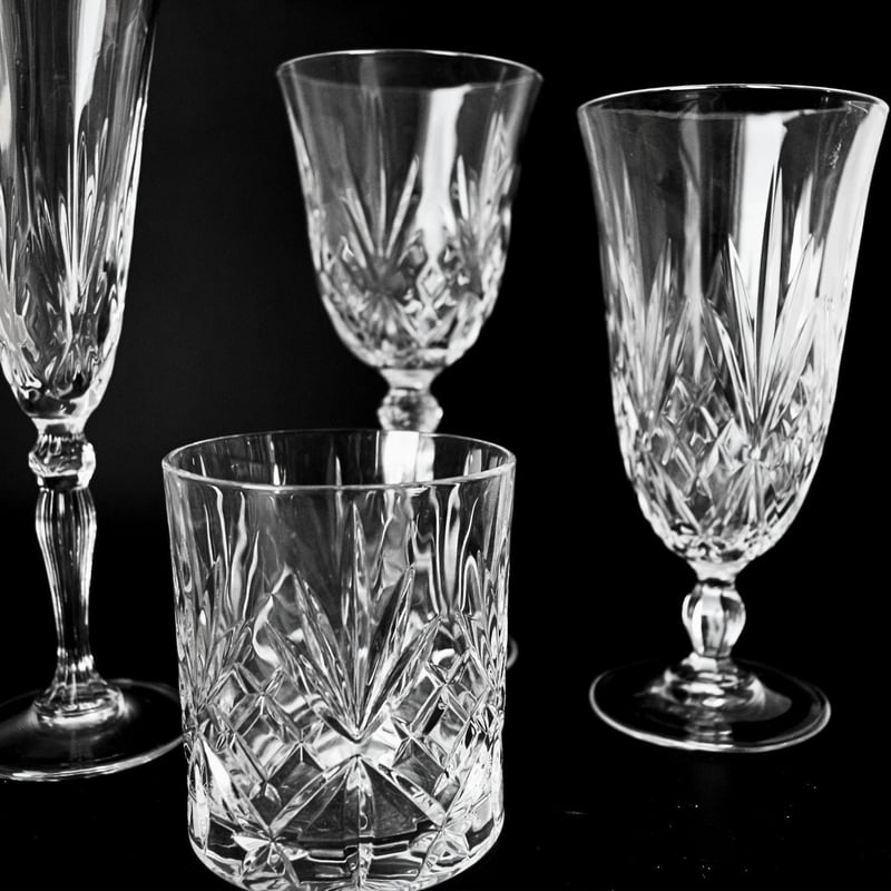 Margaret Crystal Flute Glass