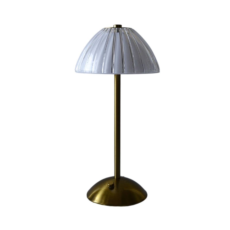 12" Brass LED Table Lamp