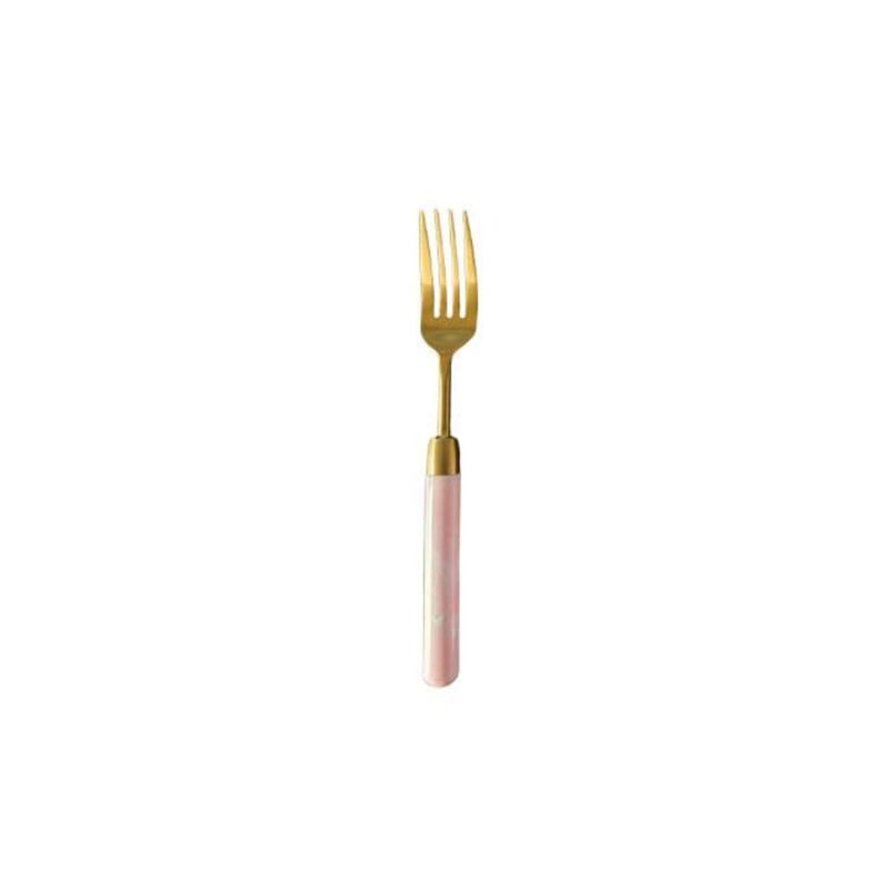 Melbourne Brushed Gold Bubblegum Handle Salad Fork