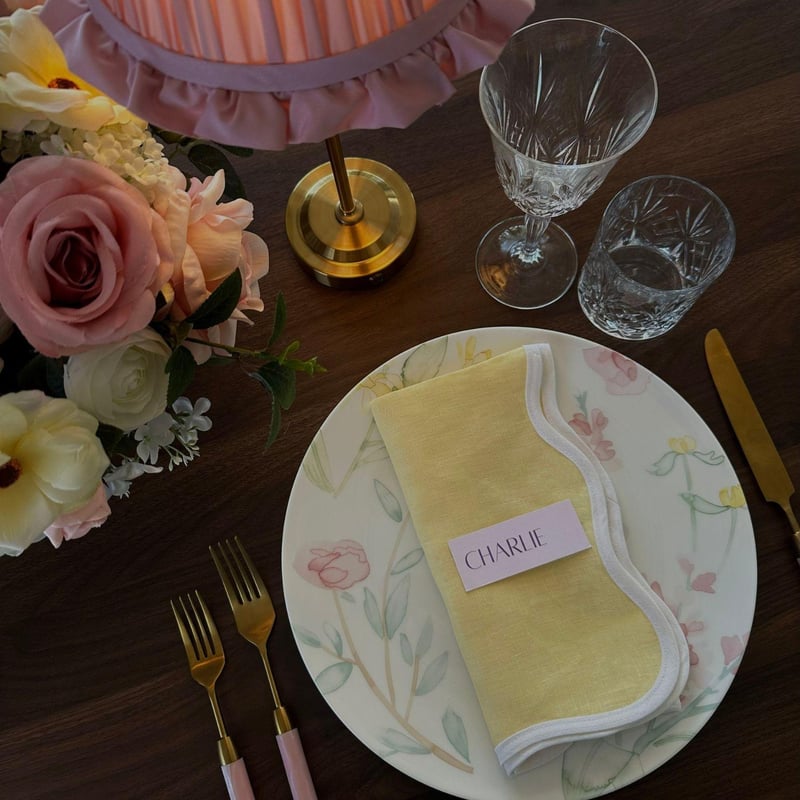 Melbourne Brushed Gold Bubblegum Handle Flatware Set
