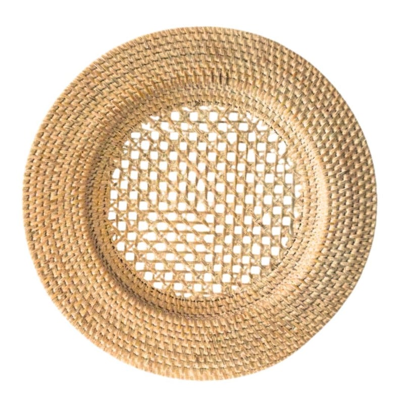 Honey Rattan 13" Charger Plate
