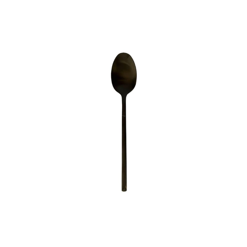 Brooklyn Brushed Black Dessert Spoon