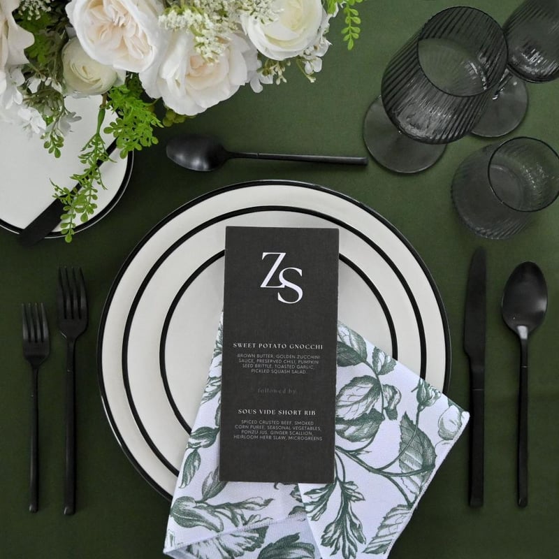 Garden Woven Napkin - Forest