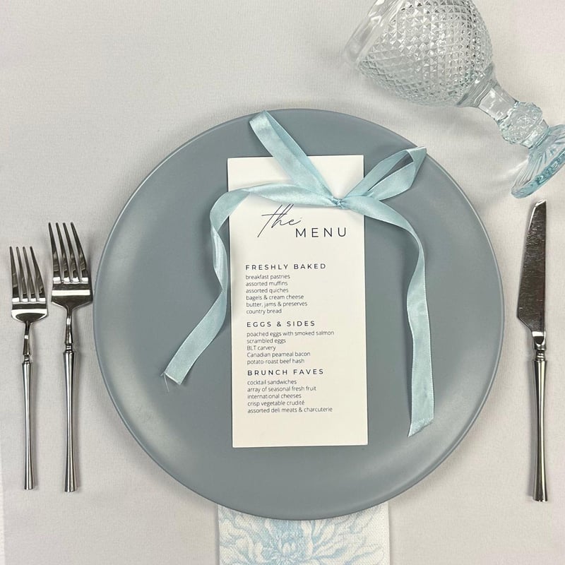 Garden Woven Napkin - Light Blue