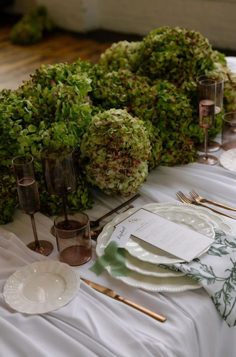 White Poly Linen Collection