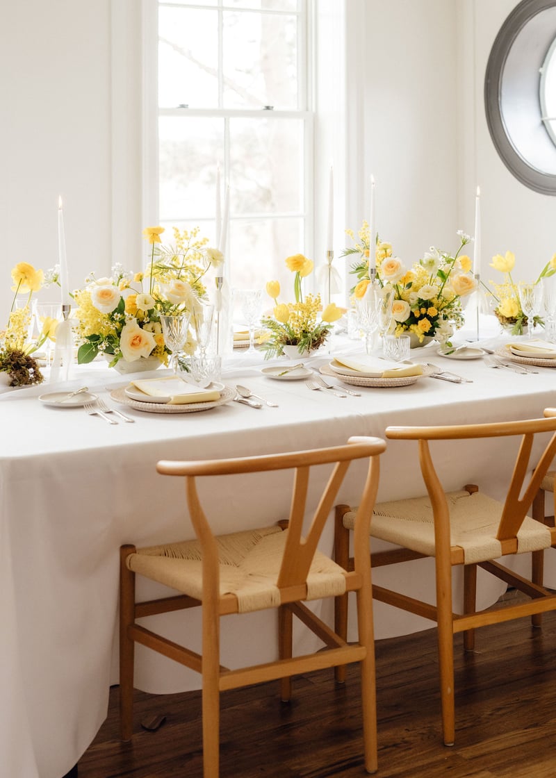 White Poly Linen Collection