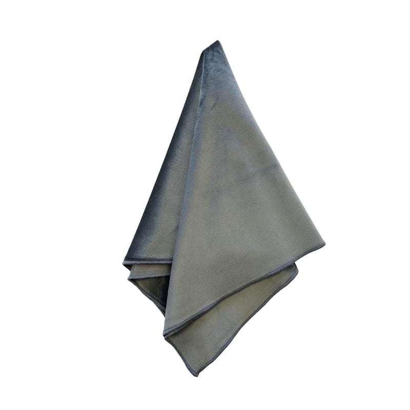 Velvet Napkin - Steel