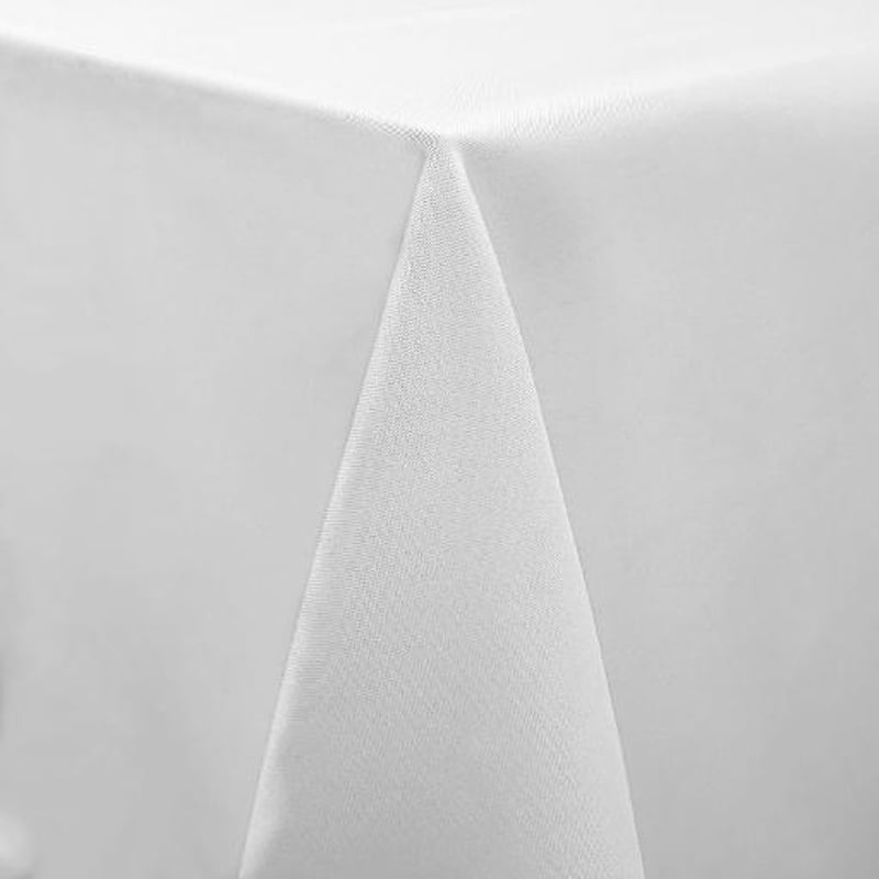 108" x 156" White Poly Table Linen