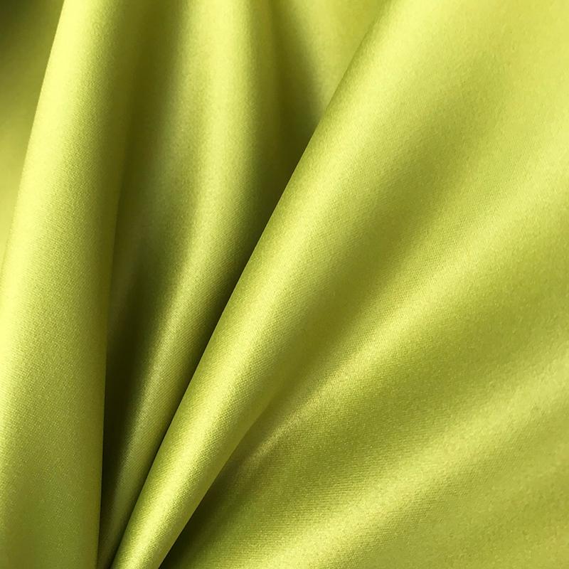 132" - Chartreuse Matte Satin Tablecloth