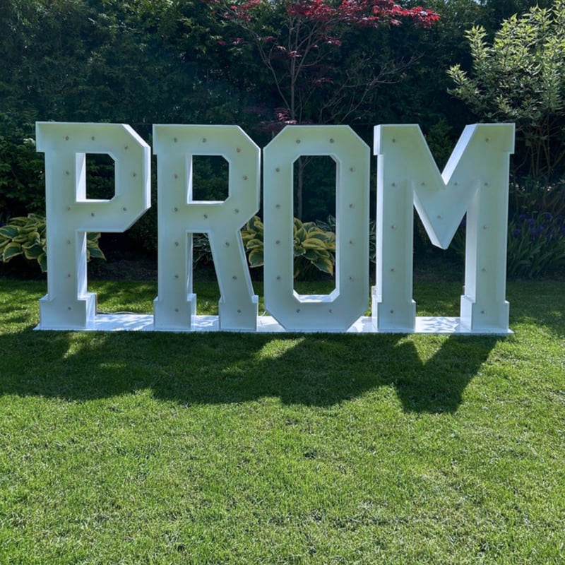 Prom Marquee Letters - 4ft Tall