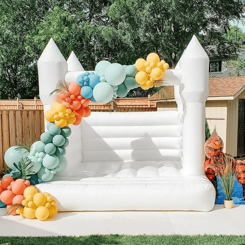 White Luxe Bouncy Castle