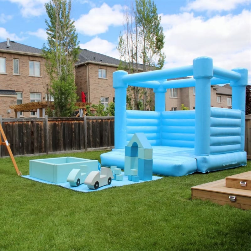 Blue Luxe Bouncy Castle