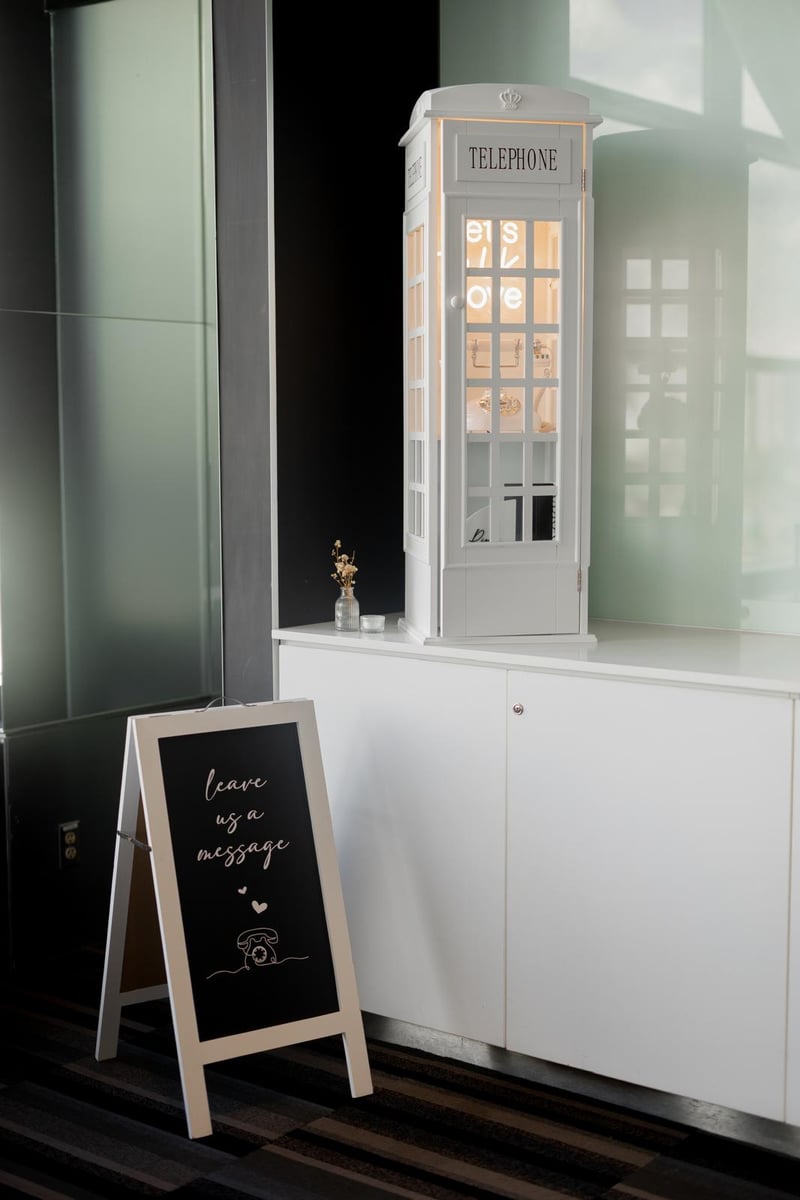 The Modern Keepsake Audio Guestbook Mini Phone Booth
