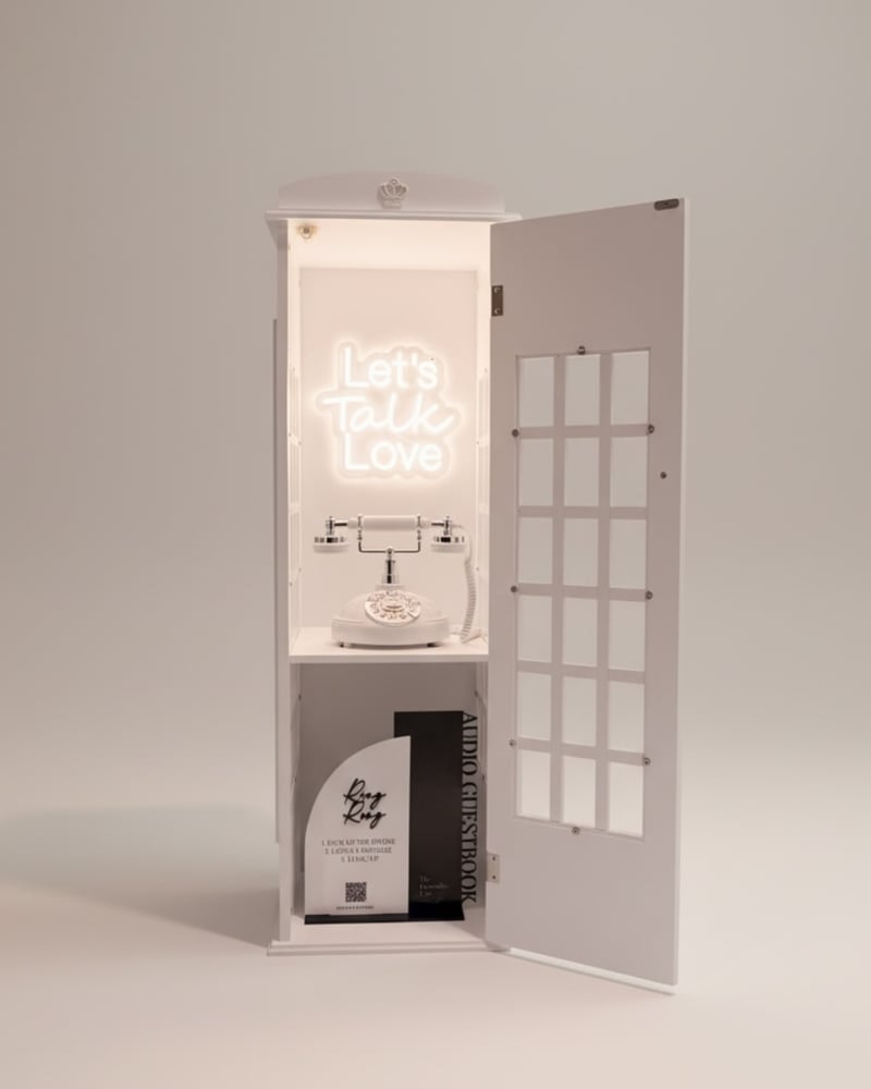 The Modern Keepsake Audio Guestbook Mini Phone Booth
