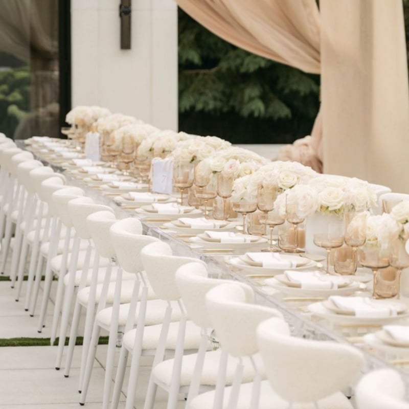 Tivoli Chair – White & Ivory