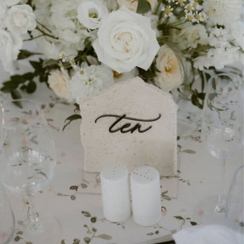 Stone Table Numbers, Set 1-12