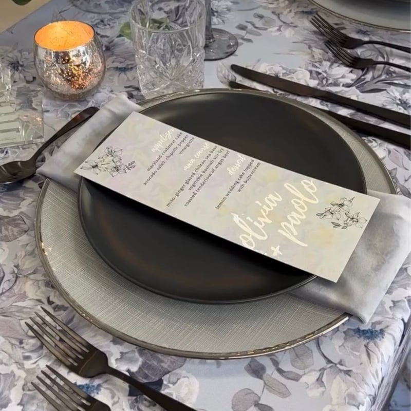 132" Floral Dusk Tablecloth - Copen Perry