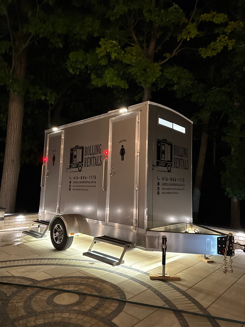 Two Station Restroom Luxury Trailer