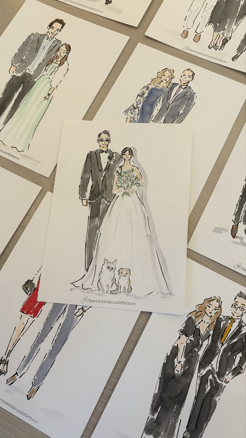 Live Watercolour Illustrations (Guest Sketches) - 3hr