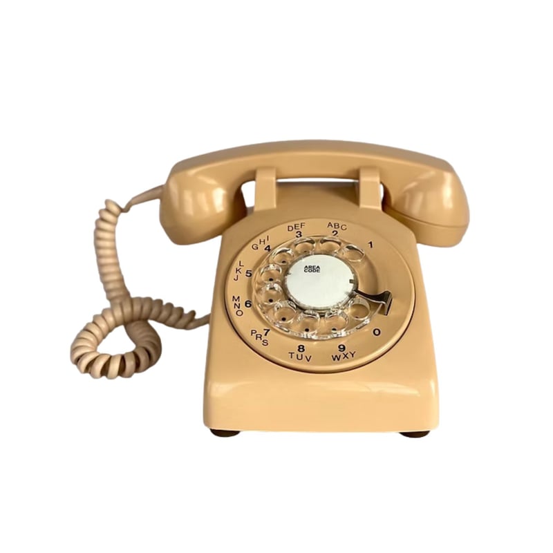 Beige Rotary Audio Guestbook