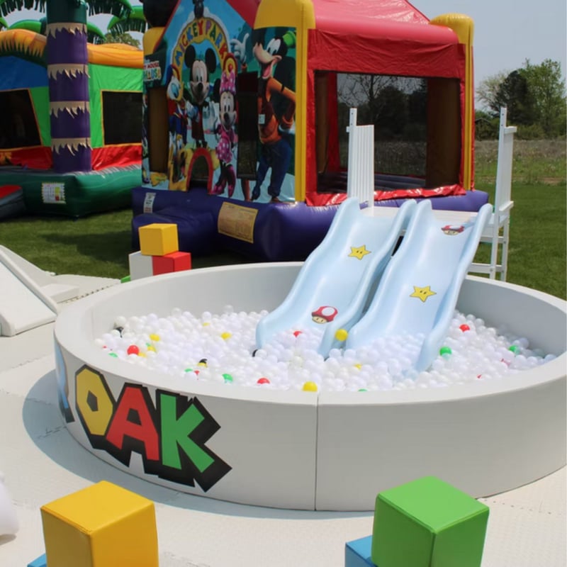 White Circle Ball Pit