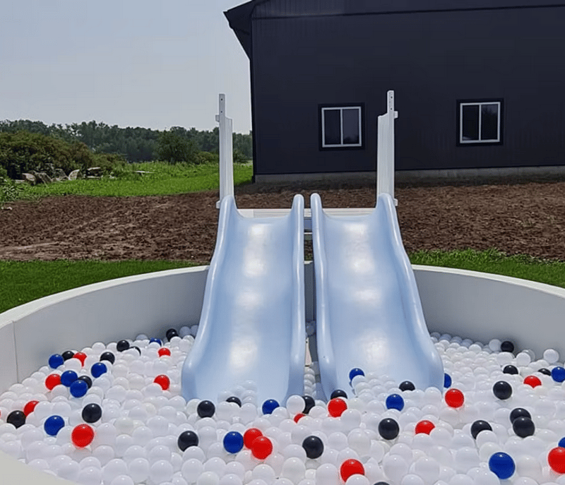 White Circle Ball Pit