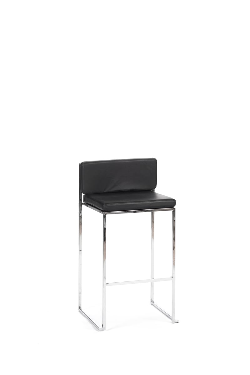 Paramount Stool Silver with Black