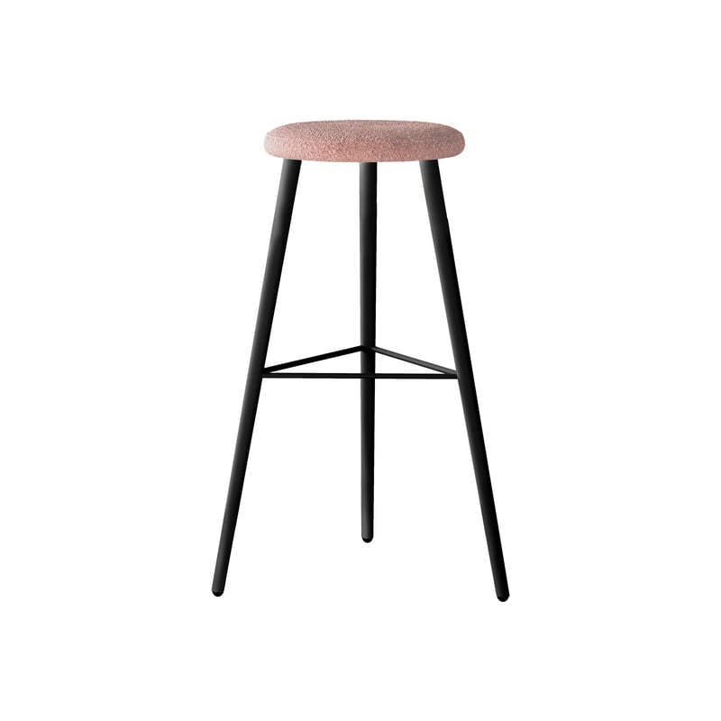 Tivoli Stool – Black & Blush