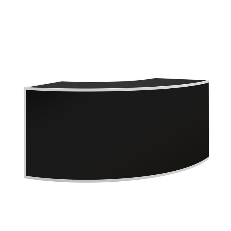 Avenue 1/4 Round Bar - White & Black