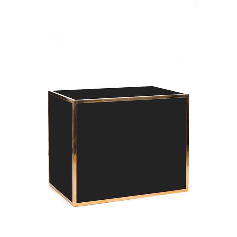 Avenue 4' Bar - Gold & Black