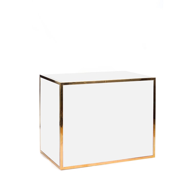 Avenue 4' Bar - Gold & White