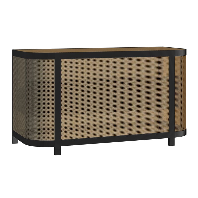 Chandler Bar - Black and Cane