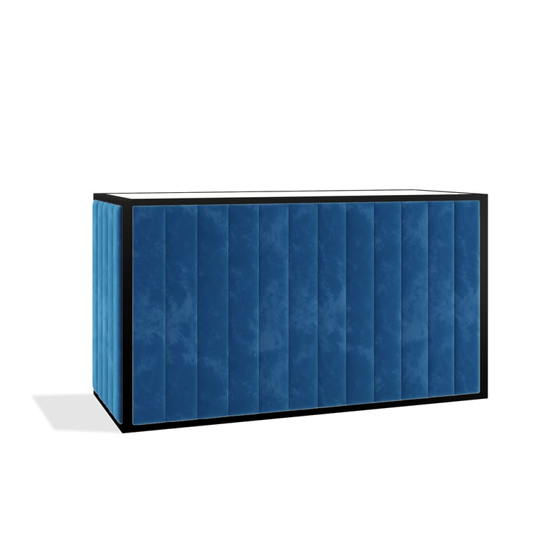 Kincaid 6' Velvet Bar - Black & Sapphire