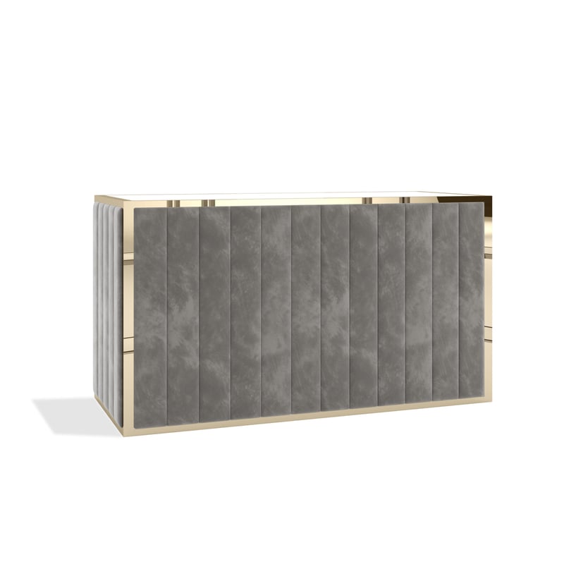 Kincaid 6' Velvet Bar - Gold & Graphite