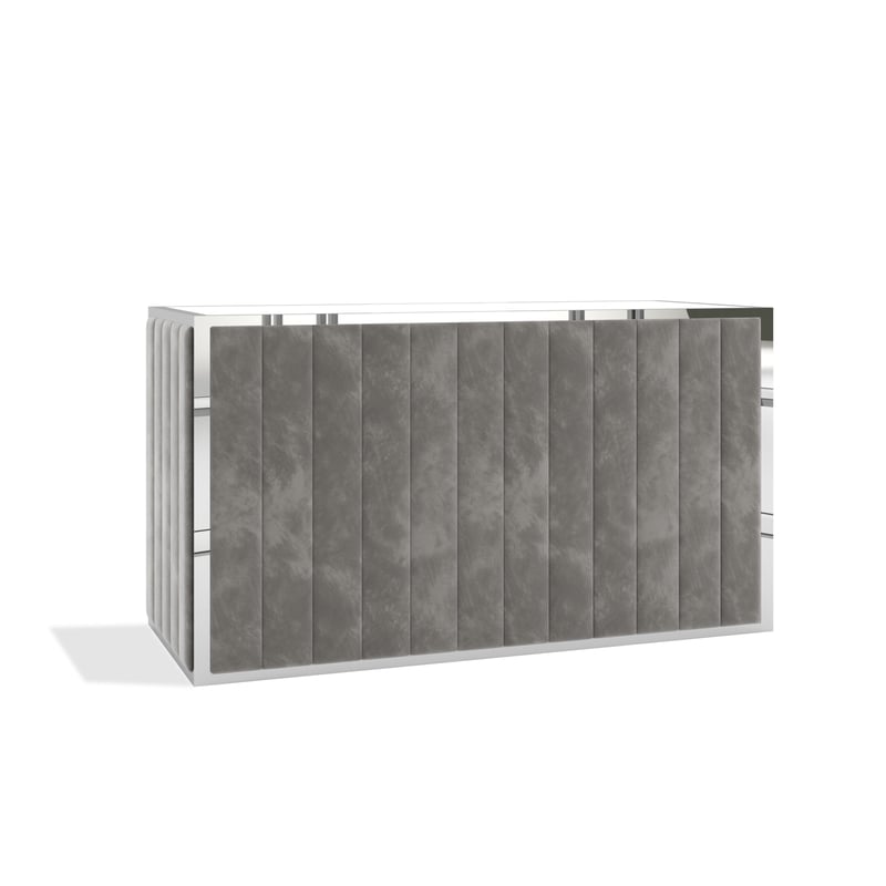 Kincaid 6' Velvet Bar - Silver & Graphite