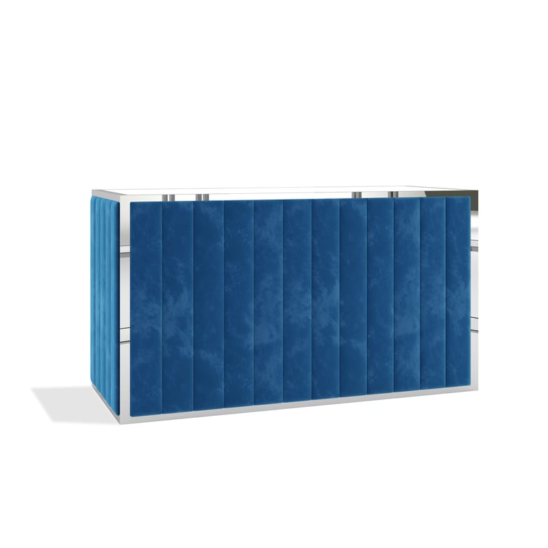 Kincaid 6' Velvet Bar - Silver & Sapphire