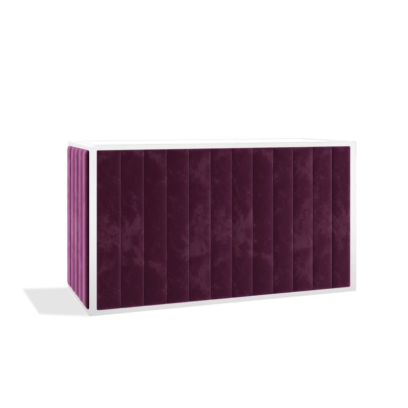 Kincaid 6' Velvet Bar - White & Berry