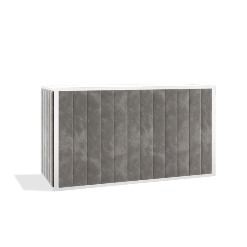 Kincaid 6' Velvet Bar - White & Graphite
