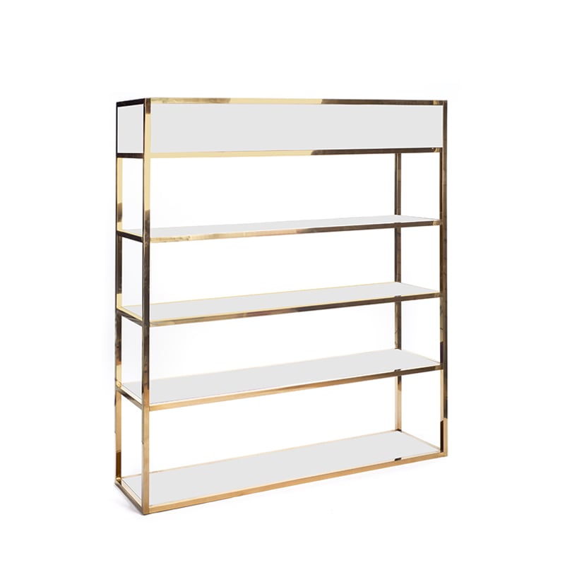 Essex Bar Back - Gold & White