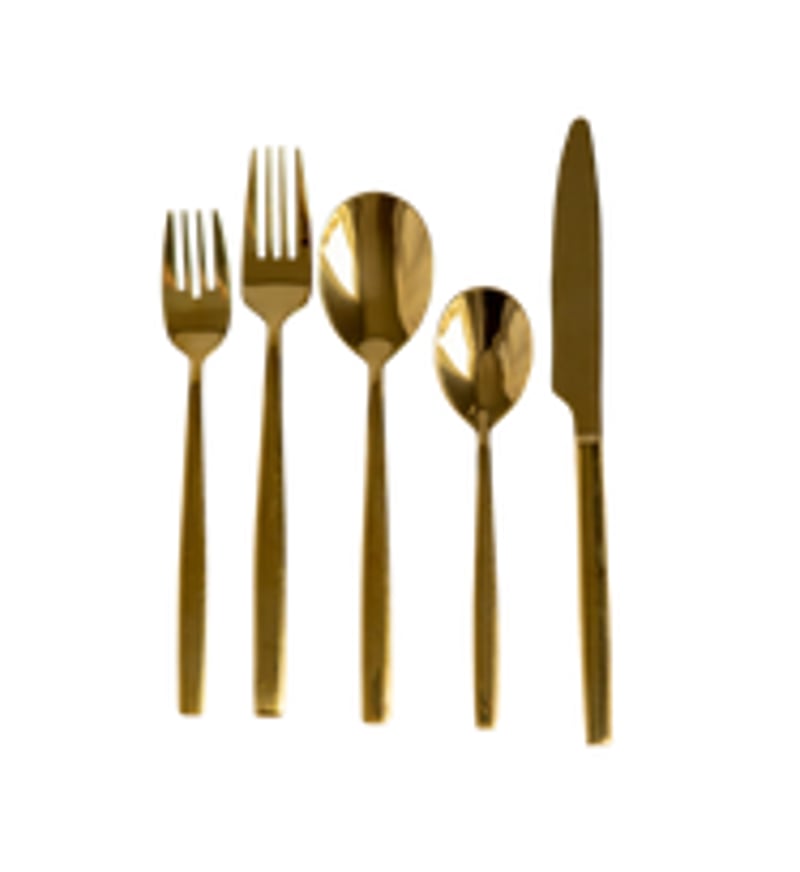 Elegance Gold Flatware Set