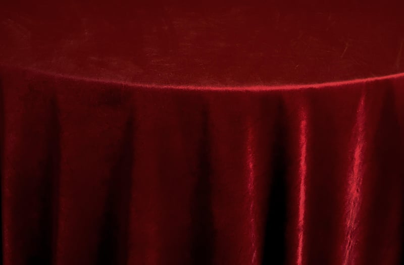Bordeaux Plush Velvet - 120"
