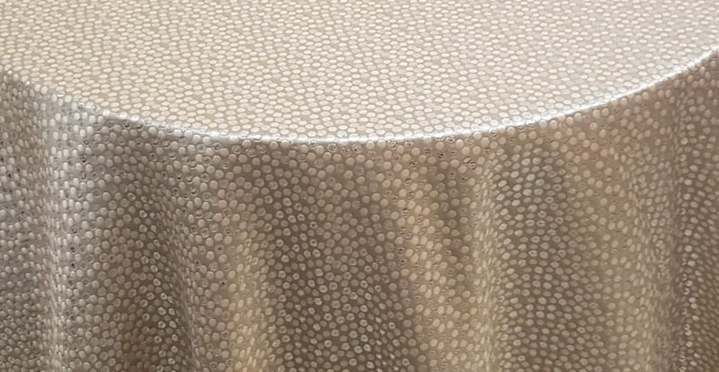 Champagne Polka-Dots - 90" x 156"