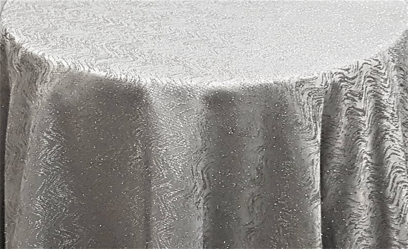 Silver Twinkle Tinsel - 90" x 156"