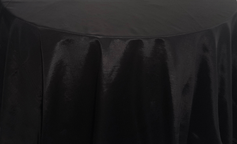 Black Satin - 90" x 156"